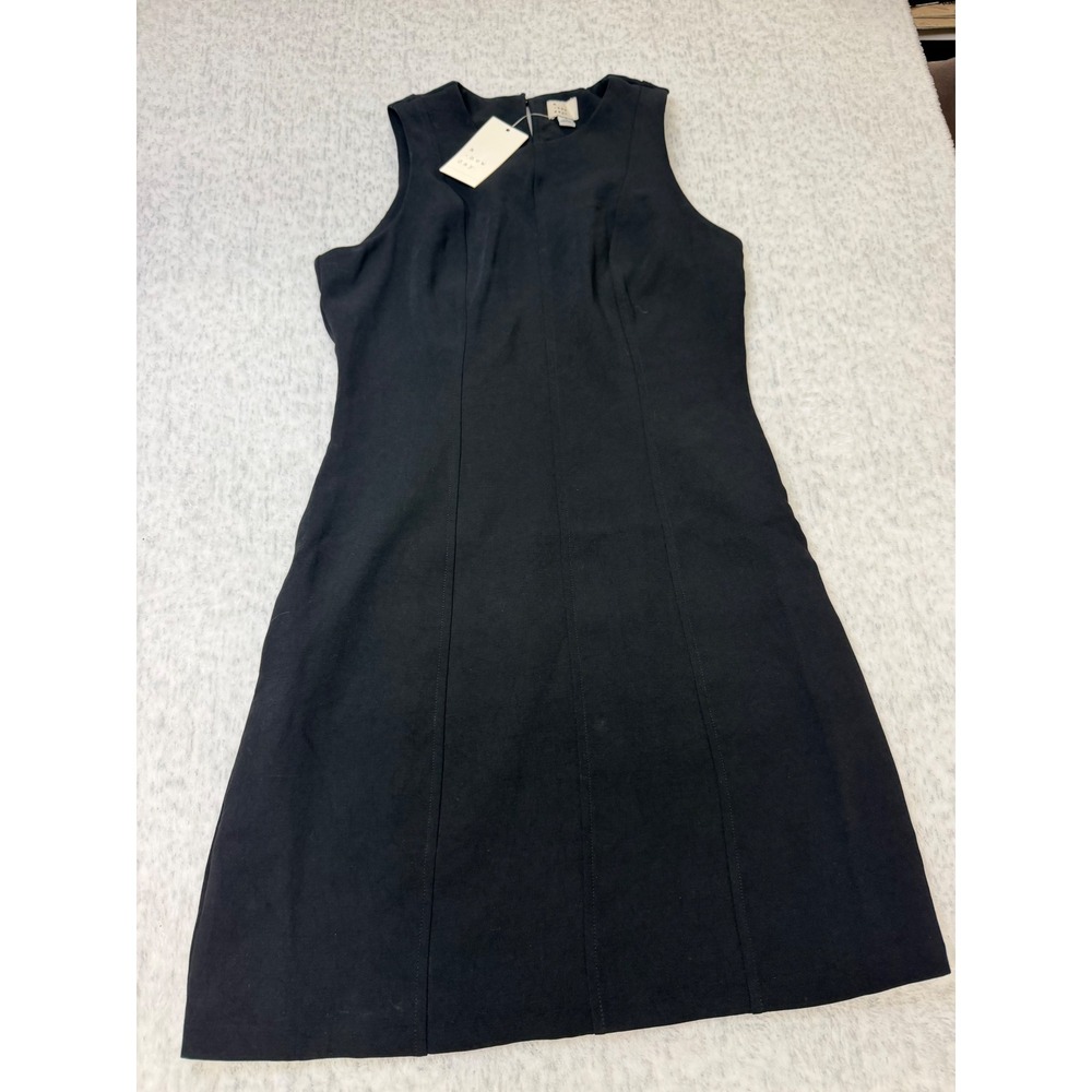 A New Day Womens‎ Sleeveless A-Line Mini Dress Black Size 6 NWT K89M09